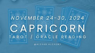 READING  NOVEMBER 2430 2024 Tarot  Oracle [upl. by Burrow354]