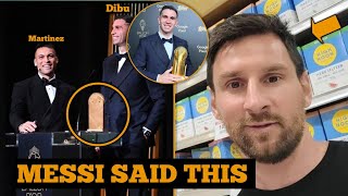 Messi’s Reactions To Ballon DOr 2024 Winners [upl. by Garfield191]