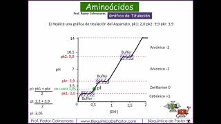 Gráfica de titulación del Aspartato  Parte VII [upl. by Ishmael785]