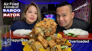 AIR FRIED 4 KINDS OF SABOG BATOK MUKBANG COLLAB W rickrockfoodie SimpleBisdak [upl. by Lytsirhc]