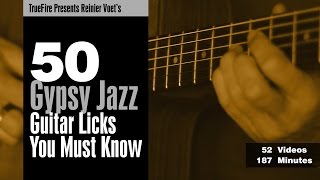 50 Gypsy Jazz Licks You MUST Know  Intro  Reinier Voet [upl. by Siraval]