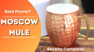 Receita de Moscow Mule Completo como fazer o Drink da Espuminha de Gengibre Original [upl. by Emse226]