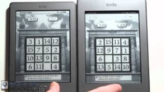 Kindle Touch vs Kindle 4 Comparison Review [upl. by Nyvlem231]