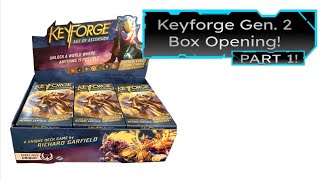 Keyforge Gen 2 Box Opening PART 1 [upl. by Winfrid]