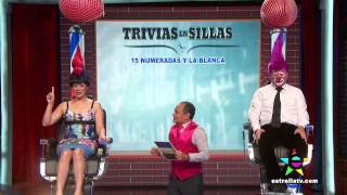 quotTRIVIAS EN SILLASquot CON CARLA VILA  NOCHES CON PLATANITO [upl. by Garlinda239]