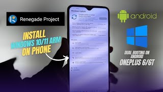 OnePlus 66T How to Install Windows 1011 ARM with TWRP Partitioning Project Renegade [upl. by Innavoig]