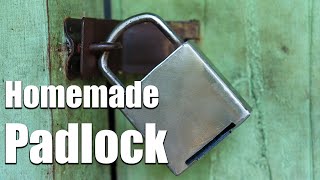 HOMEMADE PADLOCK  Lock With Very Basic Tools [upl. by Rubinstein436]