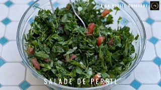 Salade de persil  Healthy Parsley salad [upl. by Ayhay620]