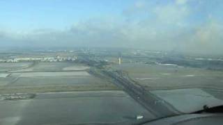 KLM Boeing B747400 Landing Amsterdam Schiphol Cockpit view [upl. by Huberman]