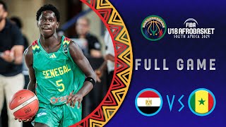 QuarterFinals  Egypt v Senegal  Full Basketball Game  FIBA U18 AfroBasket 2024 [upl. by Balcke]