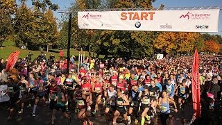 München Marathon 2013  Start 10 km Lauf 13102013 [upl. by Dlorag821]