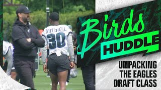 Unpacking the Eagles draft class following rookie camp  Birds Huddle [upl. by Nezah]