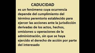 diferencia entre caducidad y prescripción [upl. by Celestina781]