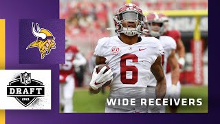 Could the Minnesota Vikings Add Another Elite WR with their First Round Pick  2021 Draft Preview [upl. by Leviram]