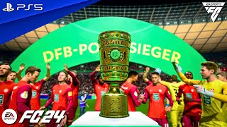 FC 24  Kaiserslautern vs Leverkusen  DFB Pokal 2024 Final Match  PS5™ 4K60 [upl. by Mairhpe721]