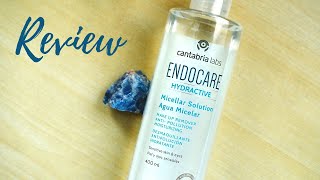 REVIEW  AGUA MICELAR ENDOCARE HYDRACTIVE  LIMPIEZA FACIAL [upl. by Dlanar]