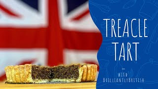 Ep39 Dark Treacle tart  Harry Potters favourite traditional British dessert recipe [upl. by Naicul]