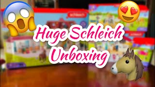 HUGE Schleich Unboxing [upl. by Artamas122]