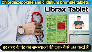 librax Tablets in hindi  chlordiazepoxide and clidinium bromide tablets in hindi Stomach infection [upl. by Bakki]