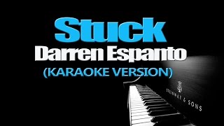 STUCK  Darren Espanto KARAOKE VERSION [upl. by Berkeley]