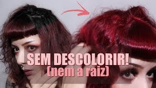 Como CLAREAR cabelo VERMELHO ESCUROMARSALA  Intensificador de vermelho Avora 06 funciona PURO [upl. by Nayrbo667]