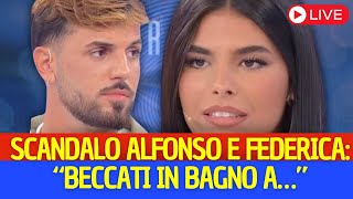 GRANDE FRATELLO SCANDALO TRA ALFONSO E FEDERICA quotBECCATI IN BAGNO A Squot [upl. by Einner274]