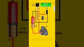 Normal Amplifier Circuit l electronic amplifier diy [upl. by Trinl]