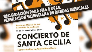 Concierto solidario de la Banda de Música de Sanse por Santa Cecilia [upl. by Vandyke]