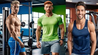 HOTTEST Muscle Men Gym AI Lookbook Trending Fitness Fashion 2024 [upl. by Einahpad168]