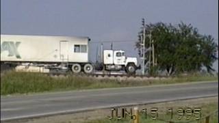 19950615 CNW Des Moines IA Weed Railer on Spine Line [upl. by Arocal]