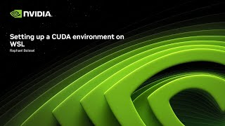 CUDA Tutorials I Installing CUDA Toolkit on Windows and WSL [upl. by Akila]