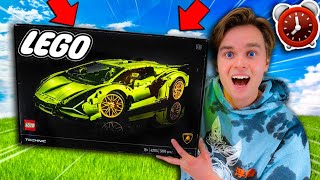 3000 LEGO Lamborghini 24 Hour Challenge speed build [upl. by Chamkis381]