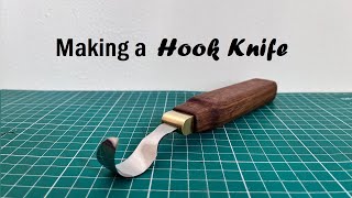 Making a Spoon Carving Hook Knife [upl. by Anhcar]