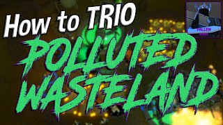 How to TRIO Polluted Wasteland FULL STRAT  Tower Defense Simulator  ROBLOX [upl. by Baggs472]