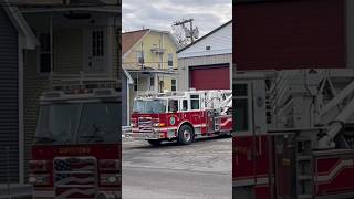 Goffstown NH Fire Department Tower 1 returning to town after covering Manchester Station 6 [upl. by Canada]