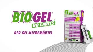 Die neue GelTechnologie und der neue GelKlebemörtel Biogel No Limits [upl. by Stelmach328]