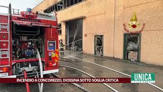 Incendio a Concorezzo diossina sotto soglia critica [upl. by Wynne]