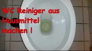 WC Reiniger aus Backpulver selber machen  Toilette mit Hausmittel reinigen  putzen  DIY Reiniger [upl. by Jeffry]