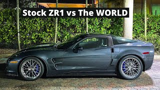 Stock Corvette ZR1 Vs the world [upl. by Hagile]