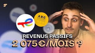 Ce consultant de 41 ans gagne 2075€ dividendesmois  Présentation de Portefeuille [upl. by Mayor]