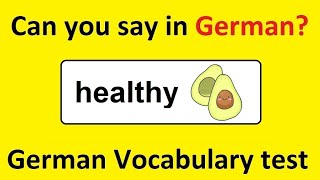 Can you guess 2020  German Vocabulary Test for Beginners [upl. by Attenod838]