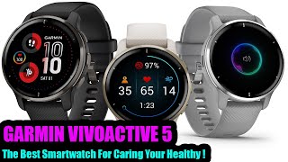 Garmin Vivoactive 5 Smartwatch  Features Price and Benefit [upl. by Pitarys]