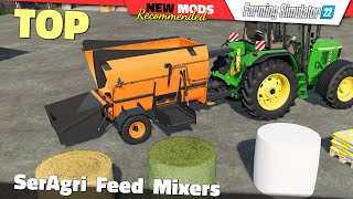 FS22  SerAgri Feed Mixers  Farming Simulator 22 New Mods Review 2K60 [upl. by Dione490]