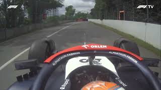 Onboard Of Nyck De Vries Incident With Kevin Magnussen During Canadian Grand Prix 2023 [upl. by Meer762]