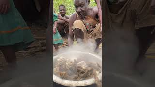 Woow Wonderful food africa deliciousfood hadzabetribe [upl. by Alvin]