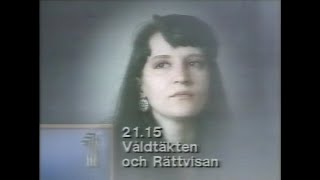 Våldtäkten Och Rättvisan SVT 19911027 [upl. by Sialac]