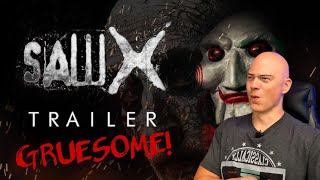 Saw X TRAILER REACTION  This is SHOCKING [upl. by Cher638]