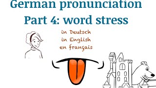 Learn the German Pronunciation  PART 5 where to stress words [upl. by Akciret523]