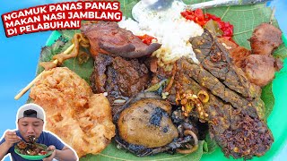 MAKAN BRUTAL NASI JAMBLANG CIREBON NASI NYA PALING PANAS [upl. by Garvey830]