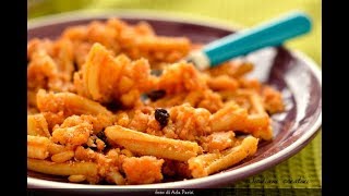 Siciliani Creativi  Pasta con il cavolfiore in rosso ricetta siciliana  Cauliflower pasta [upl. by Shellans]